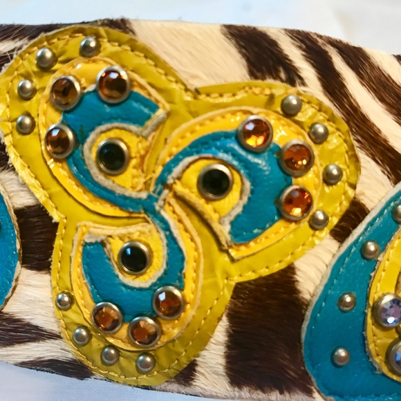 Vintage Kippys Belt Size 34, Amazing Colors, Glam main image 3